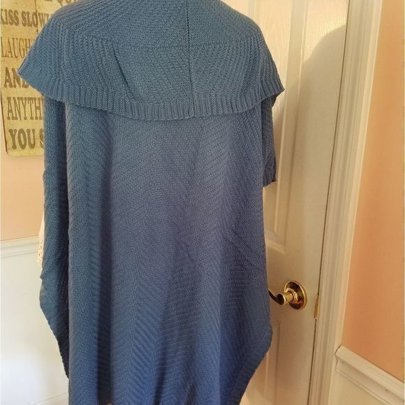 3 for $18 Military Hippie Blue Short Sleeve Long‎ Cardigan - Picture 2 of 5